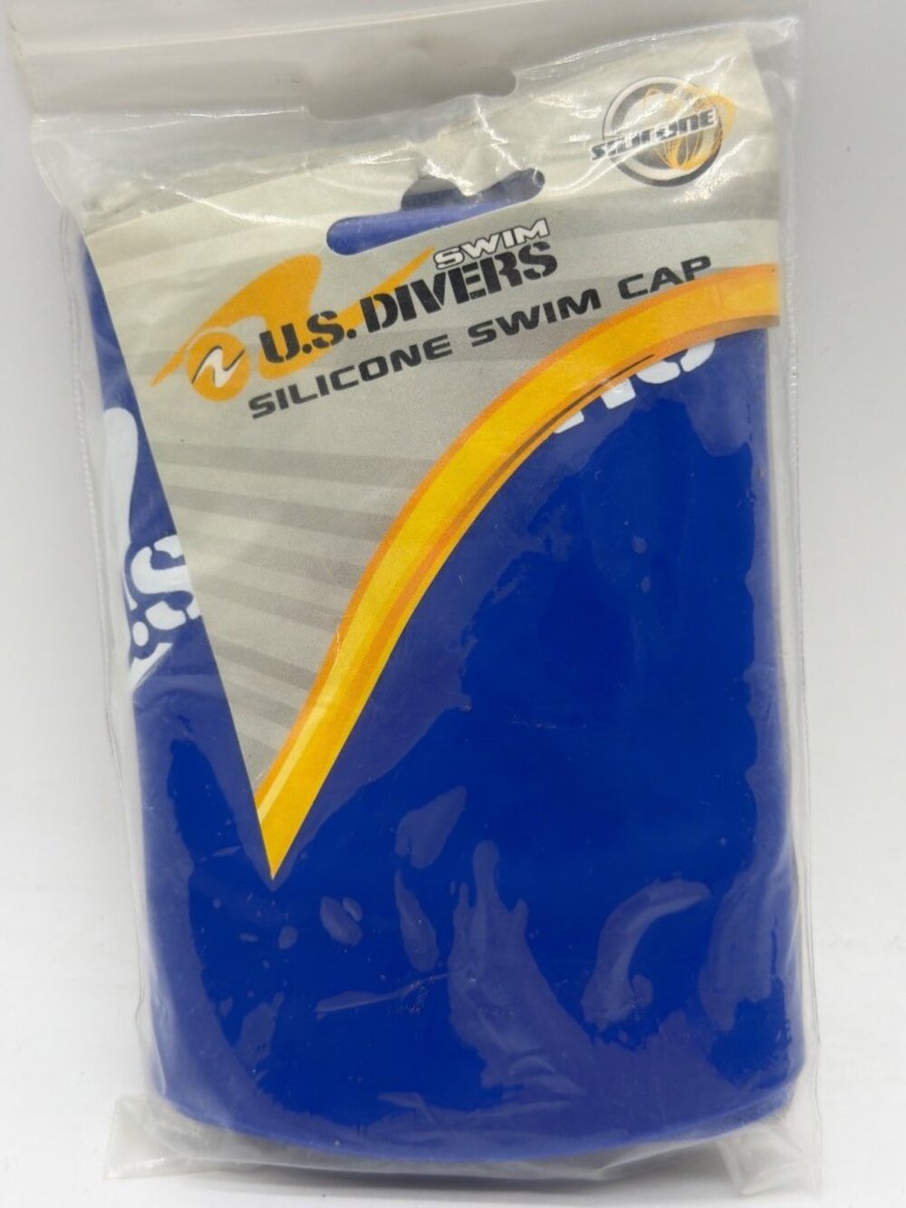 U.S. Divers Silicone Swim Cap Blue For Swimming & Water Sports Durable & Comfort